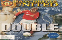 Manchester United: The Double Amiga US box art